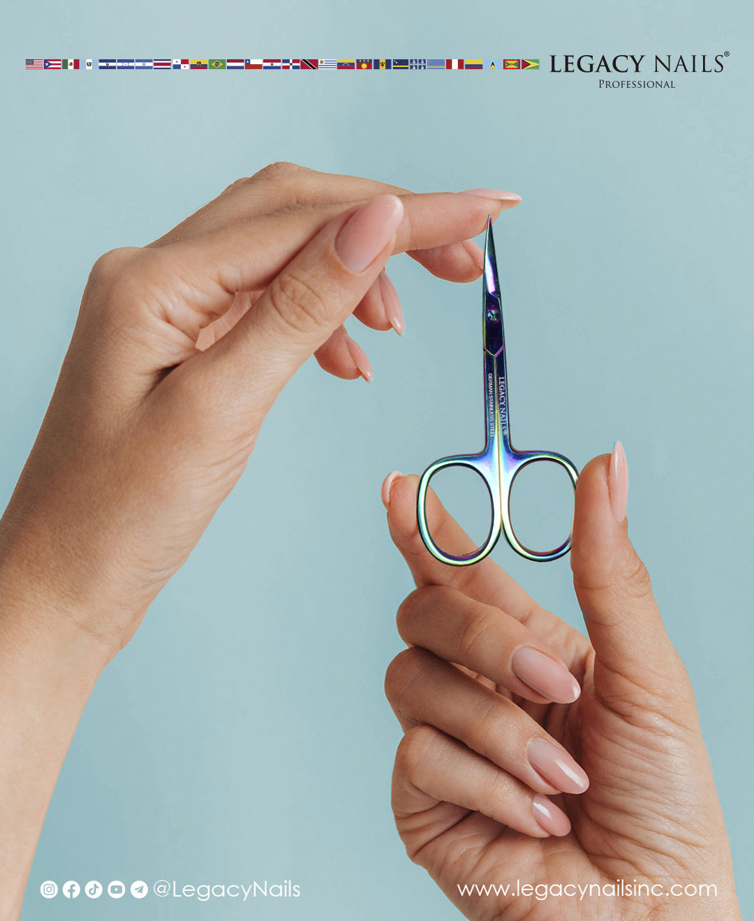 Professional Russian Manicure Scissors