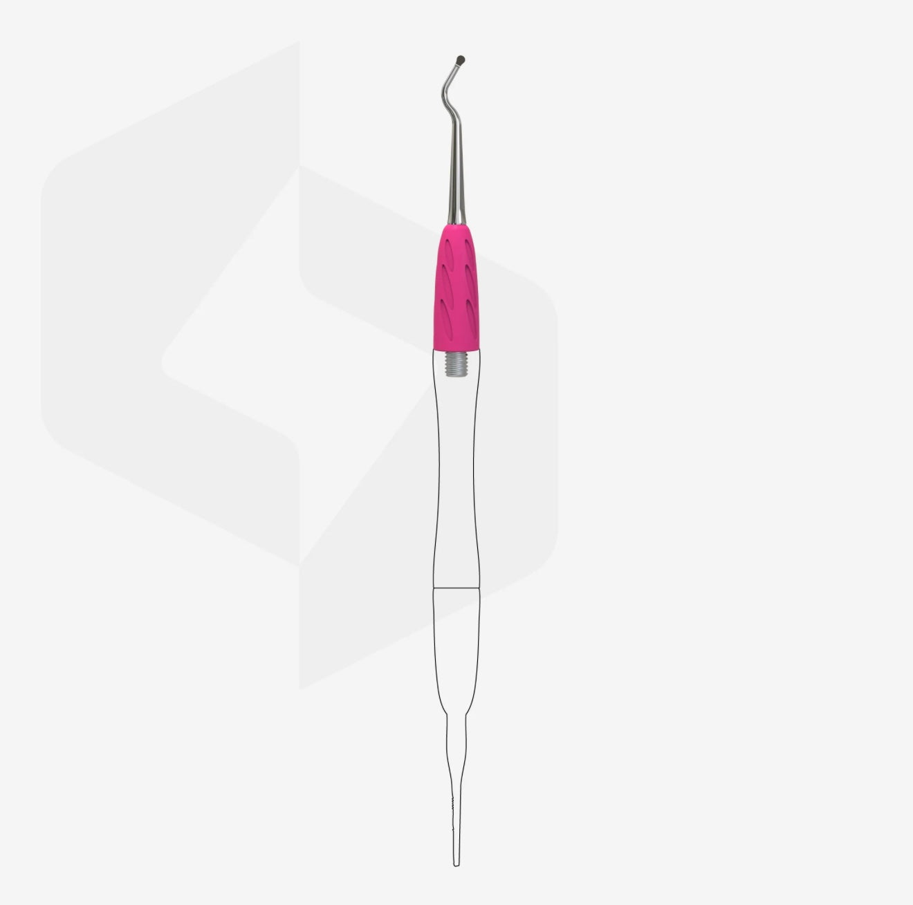 Working Part Of The Pusher Combo UNIQ 33 Hemisphere Curette