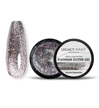 Violet Starlight Glitter Gel