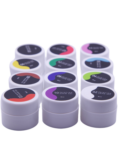 Gel Paint x12 PCs