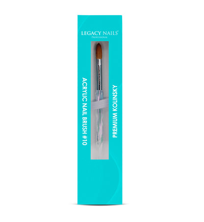 Premium Kolinsky Acrylic Nail Brush #10