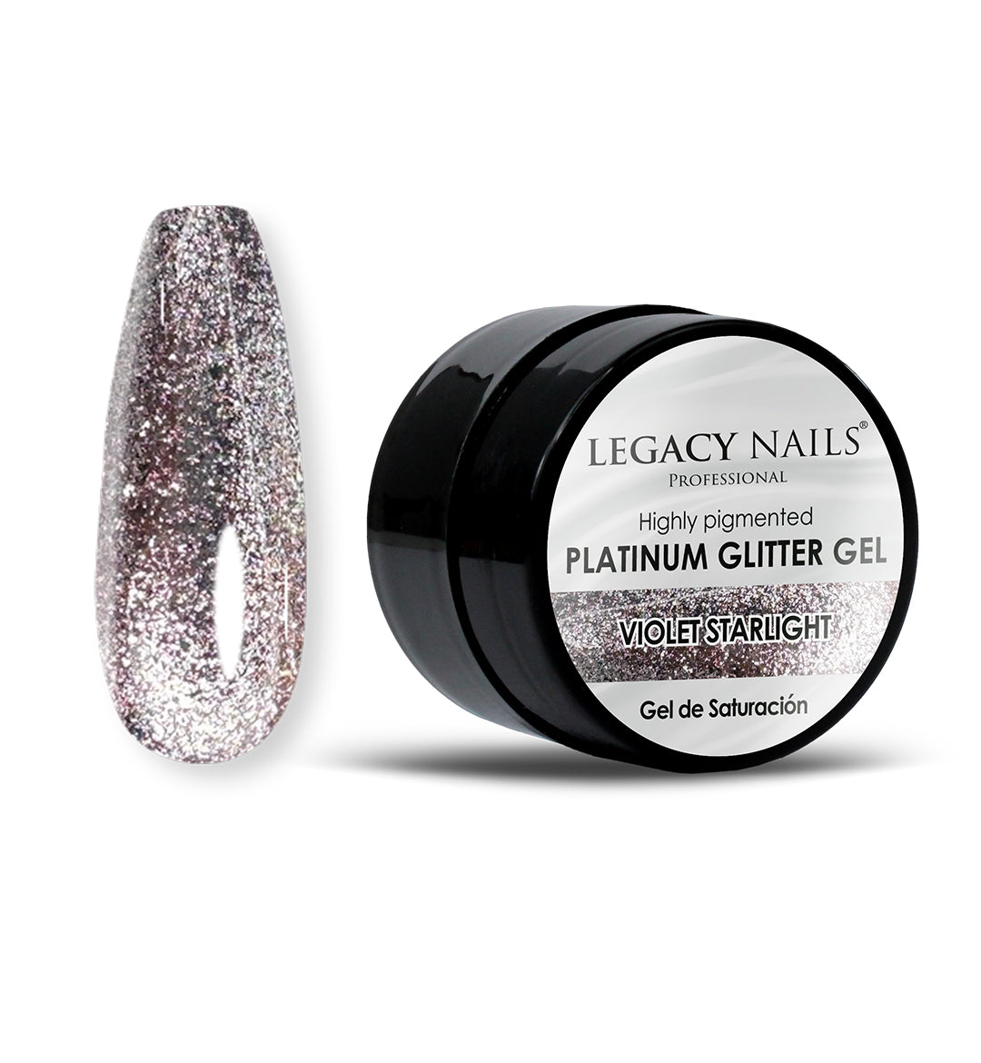 Violet Starlight Glitter Gel