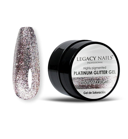 Violet Starlight Glitter Gel