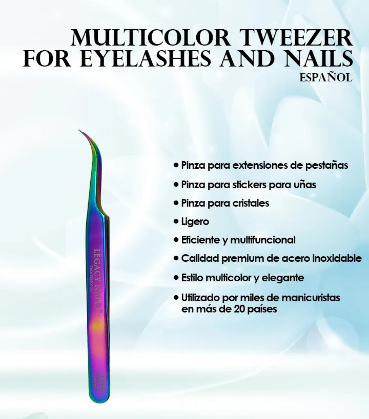 Multicolor Tweezer For Eyelashes and Nails