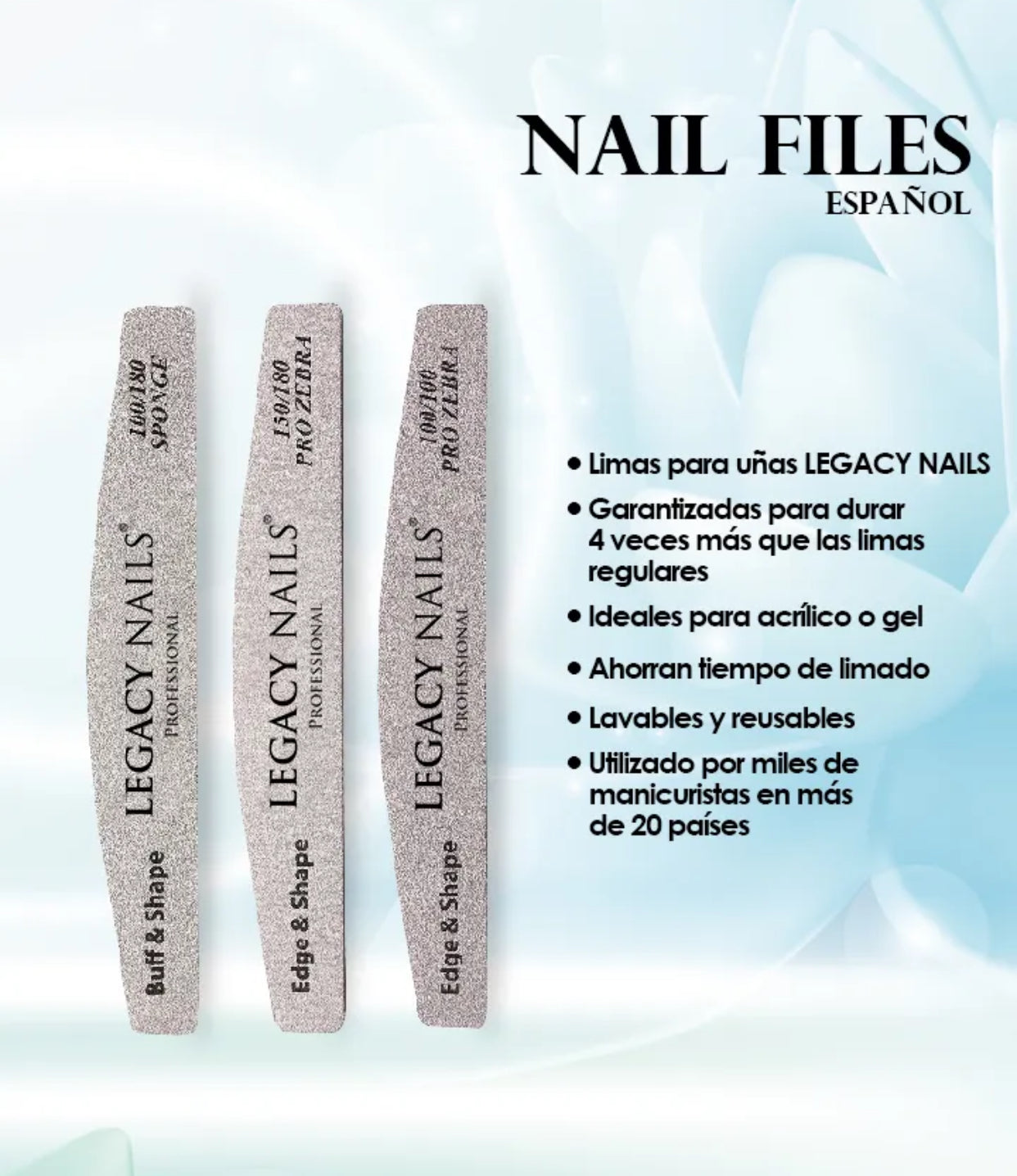 SPONGE NAIL FILE  100/180